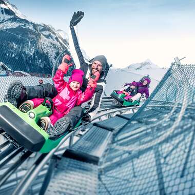 Maisi Flitzer The year round toboggan run in Kaprun